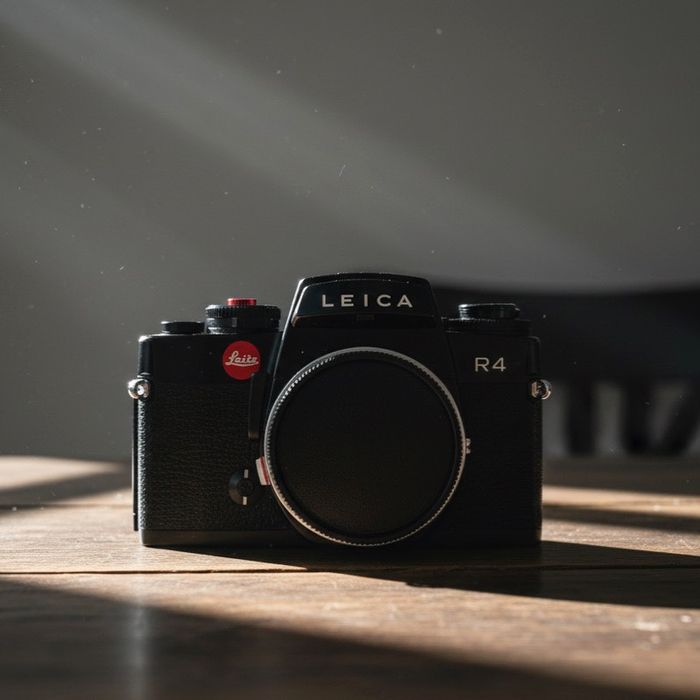 Leica R4 + punho + Motor de Rebobinagem + Alça