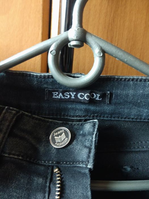 Джинси жіночі скінні чорні висока посадка