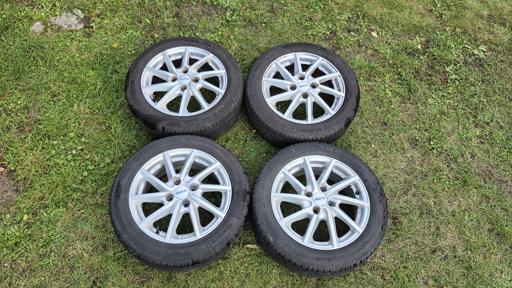 Koła alufelgi 4x98 15 cali Opony letnie barum 185 55 r15 alutec