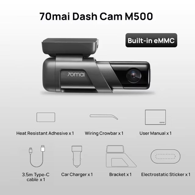 Відеореєстратор 70mai Dash Cam M500 64Гб