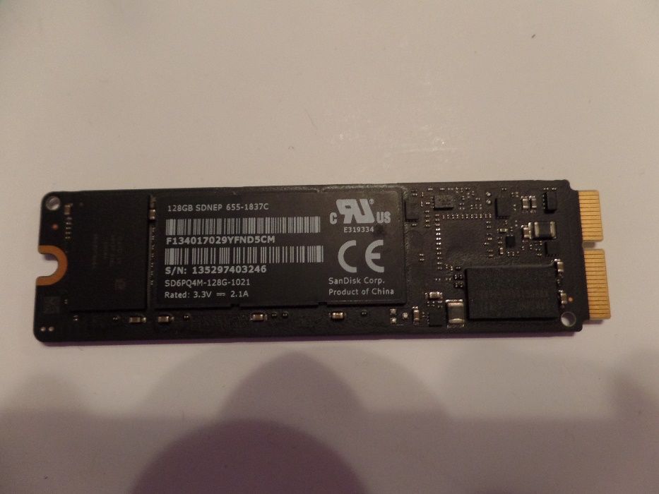 Disco SSD 128Gb Macbook Pro