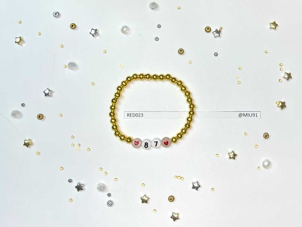 Taylor Swift Friendship bracelets bransoletki Przyjaźni RED023