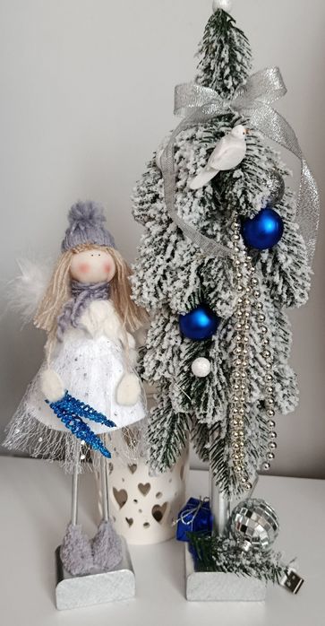 Ялиночка з янголом та гірляндою USB