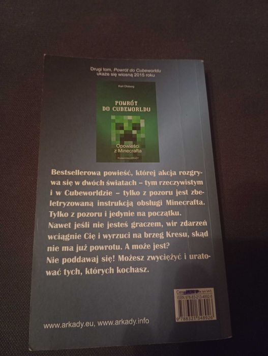 Książka Minecraft - "CubeWorld"
