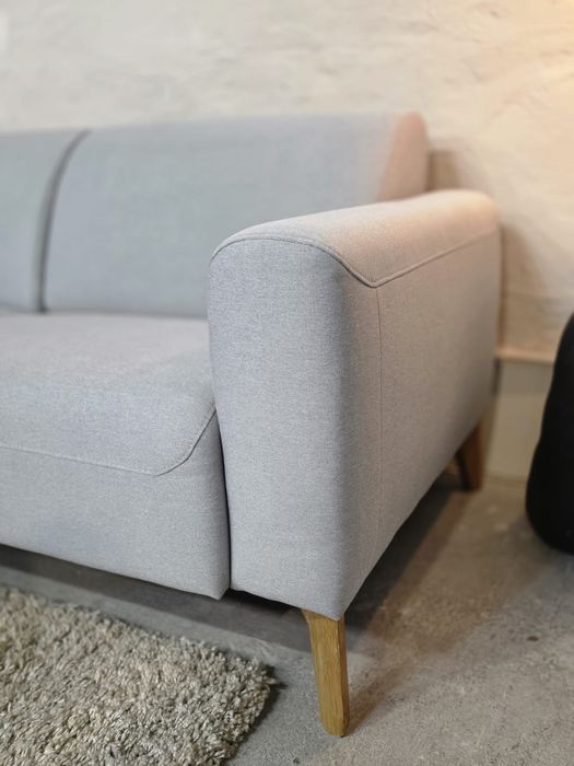 Szary nowoczesny narożnik 245x145 | TRANSPORT GRATIS