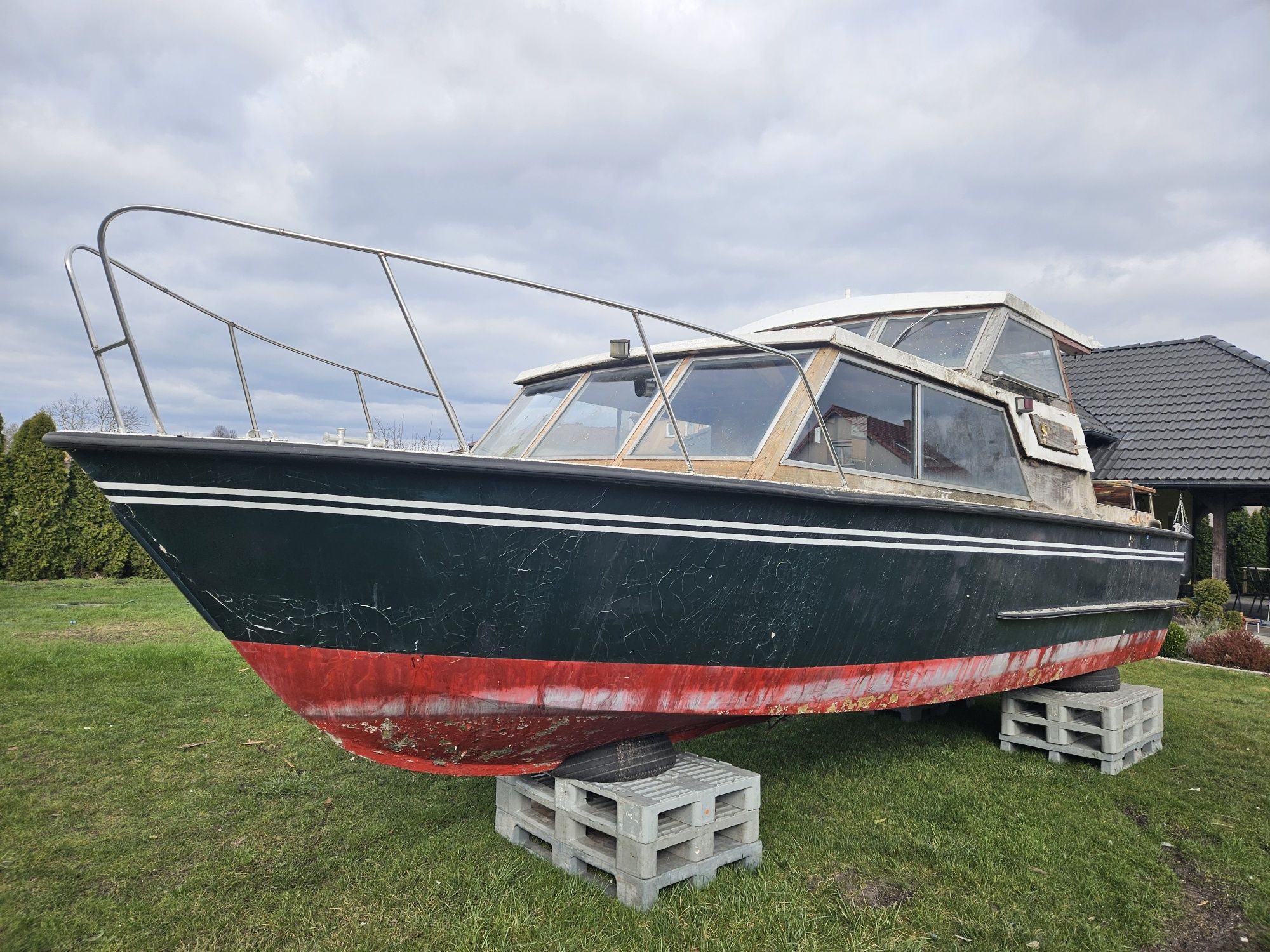 Motorówka Łódź Hausboot Żaglówka Pomost Zamiana