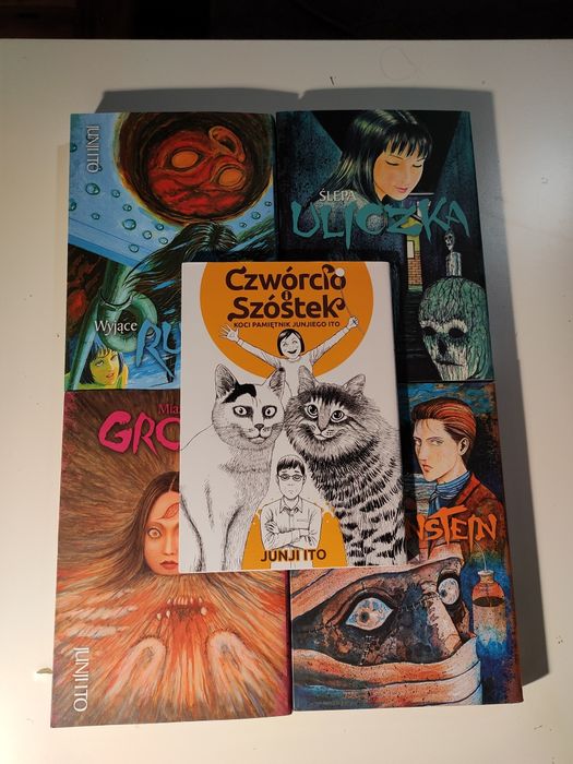 Mangi Horror - zestaw tomów, komplet, unikaty, po polsku