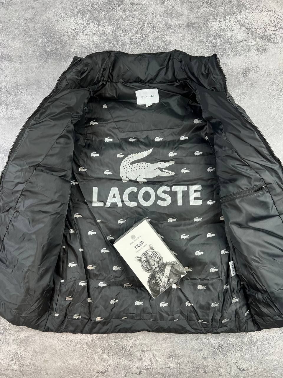 Жилетка Lacoste Новая (М-ХХХЛ) Безрукавка мужская лакоста черная