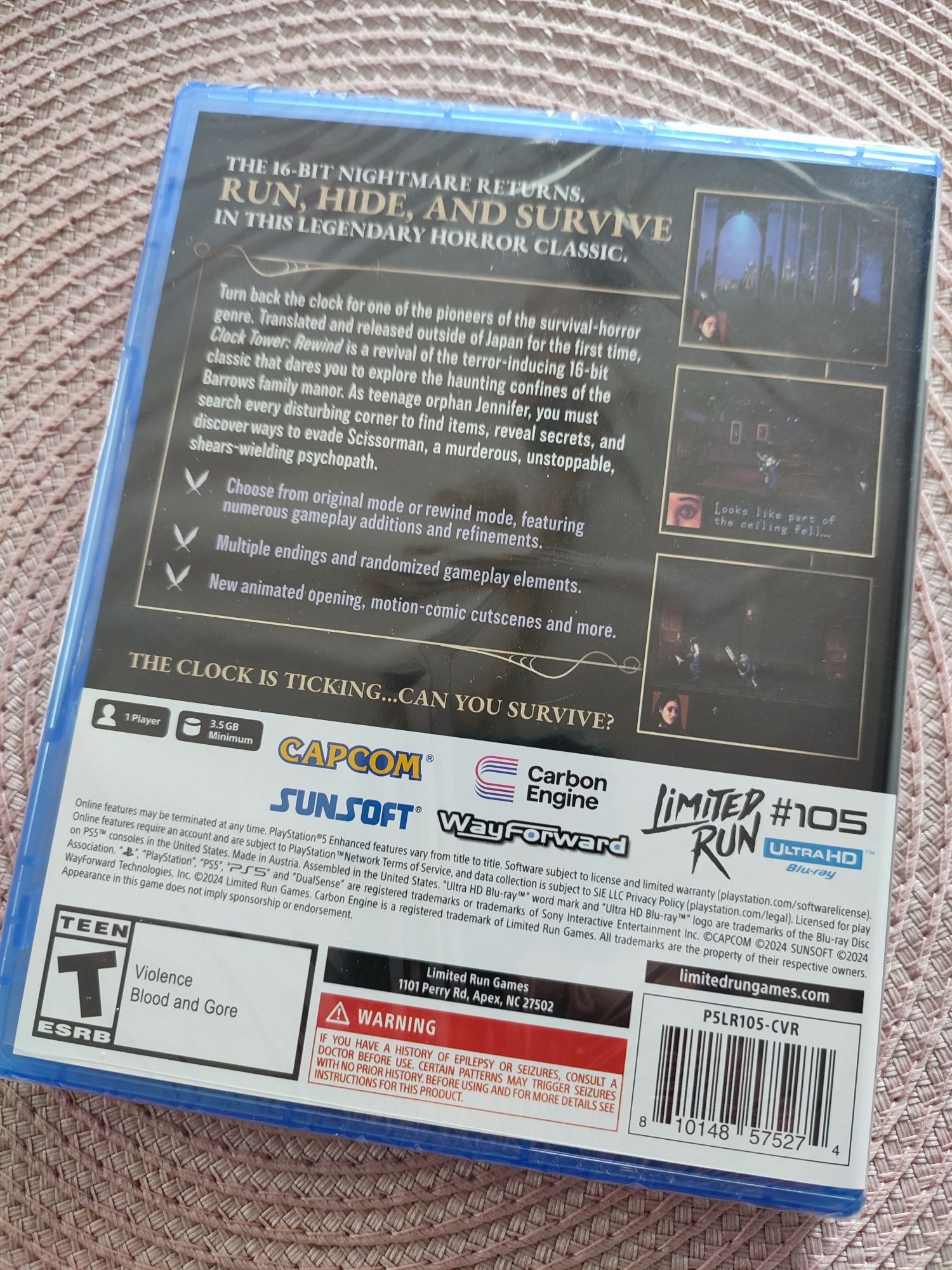 Clock Tower Rewind PS5 Limited Run