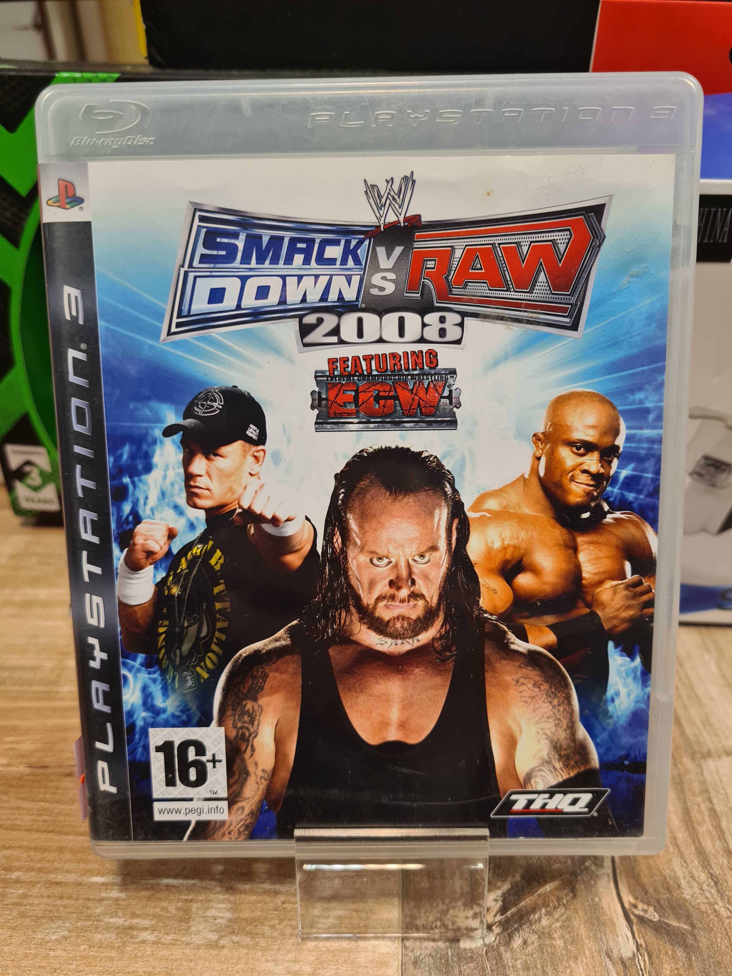 WWE SmackDown! vs. Raw 2008 PS3,  Sklep Wysyłka Wymiana