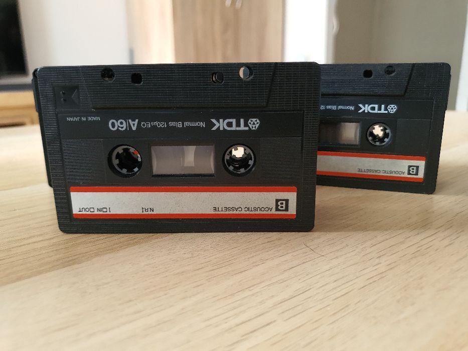 Kasety magnetofonowe TDK.