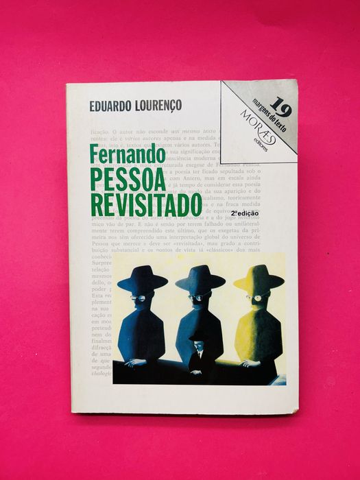 EDUARDOa LOURENÇO FERNANDO PESSOA REVISITADO