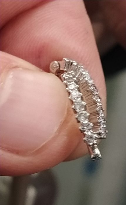 Серьги с бриллиантами 1.70 карат