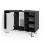 SZAFKA pod umywalkę Fynn kolor antracyt 80 x 54 cm 3174
