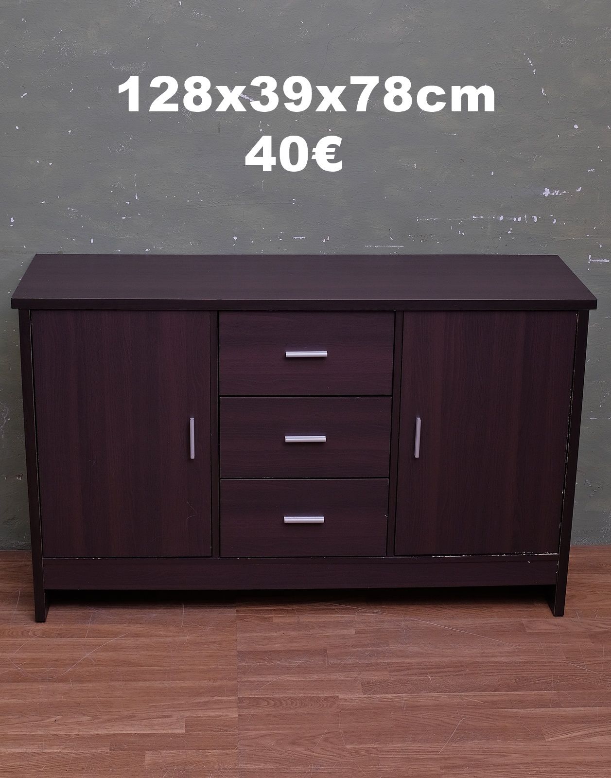 Aparador retro ikea 128x39x78cm