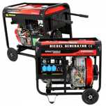 AGREGAT PRĄDOTWÓRCZY DIESEL PRZENOŚNY 6500W 12/230V KRAFTDELE KD122