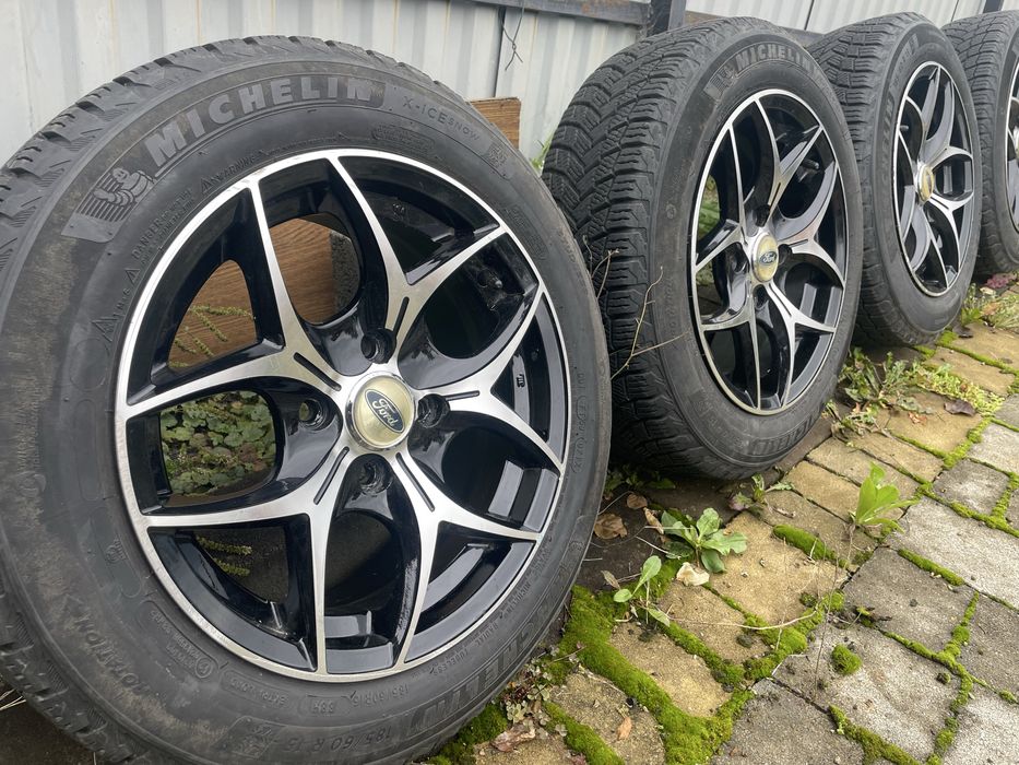 Диски Ford r15 4*108 в зборі із зимовою гумою michelin 185/60