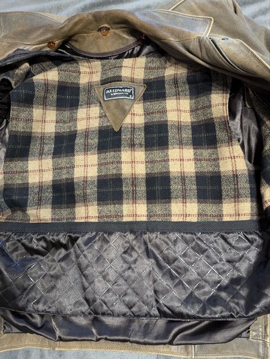 Куртка чоловіча шкіряна зимова, розмір XL.