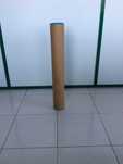 10 Tubo de papelão, cada com 65cm de altura