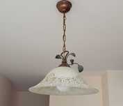 Lampa kuchenna marki KOLARZ Austria; mosiądz + kinkiet w komplecie