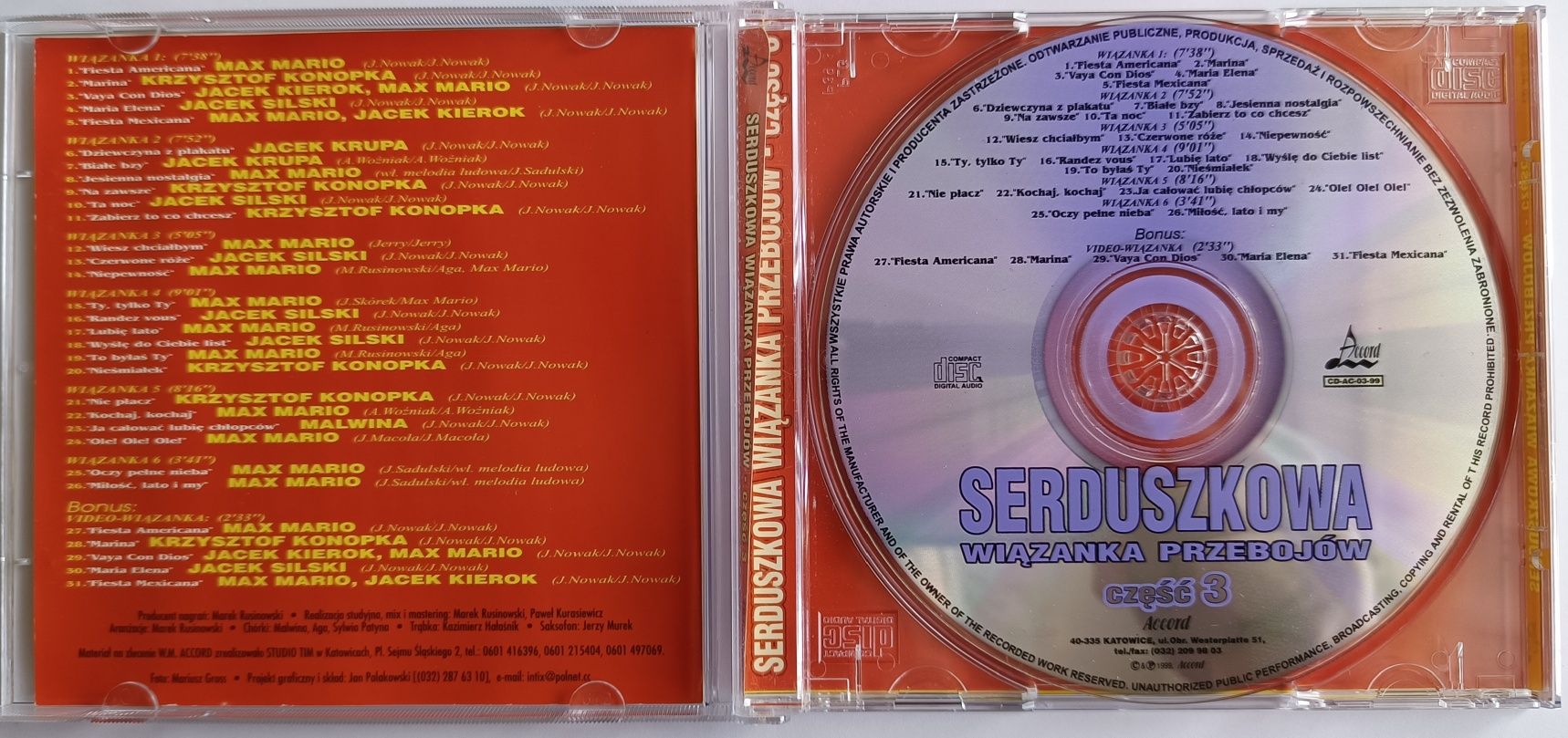 Serduszkowa Wiązanka Przebojów cz.3 1999r