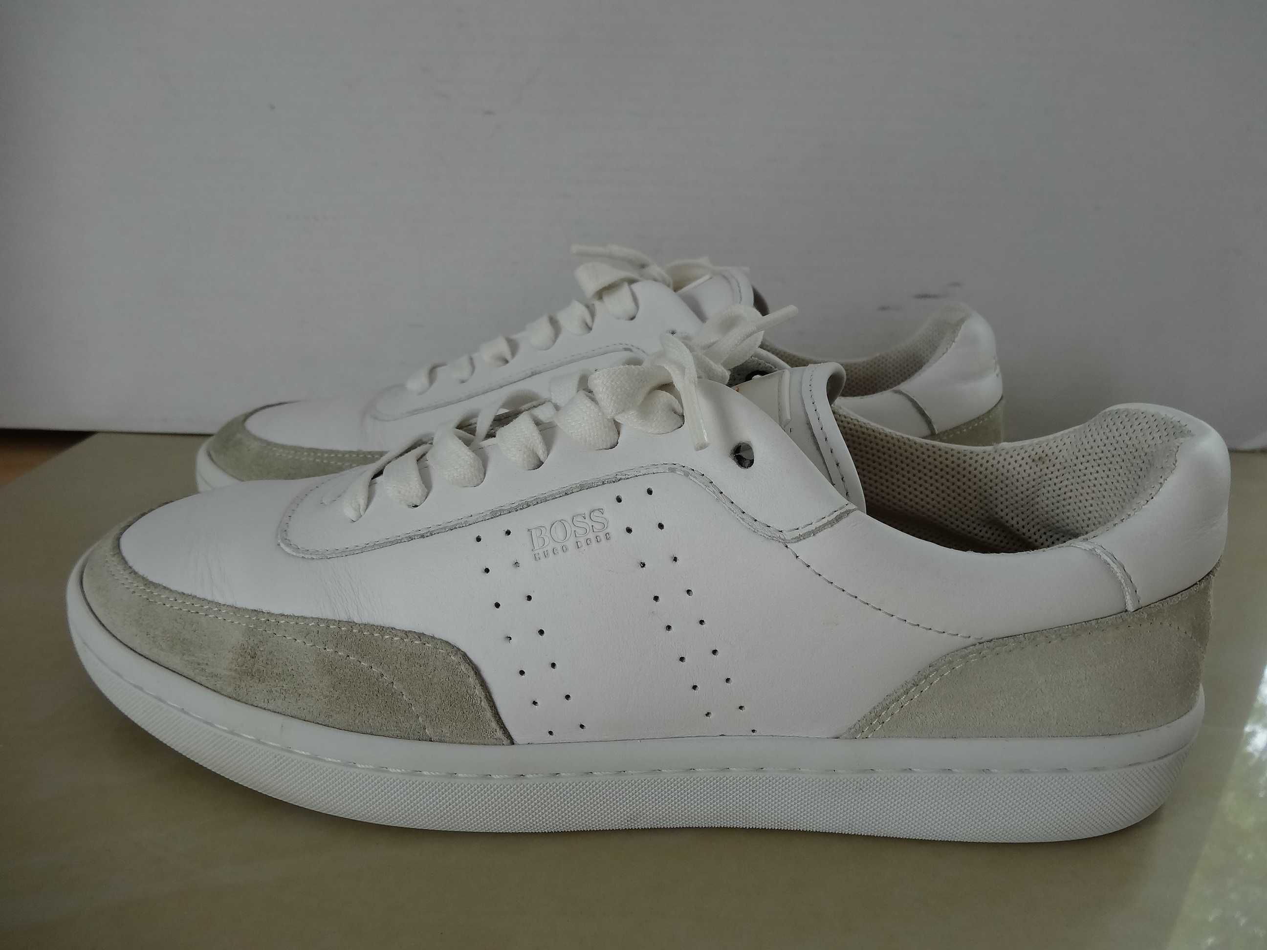 Buty HUGO BOSS RIBEIRA roz 43 SKÓRA Sneakersy Półbuty Sportowe
