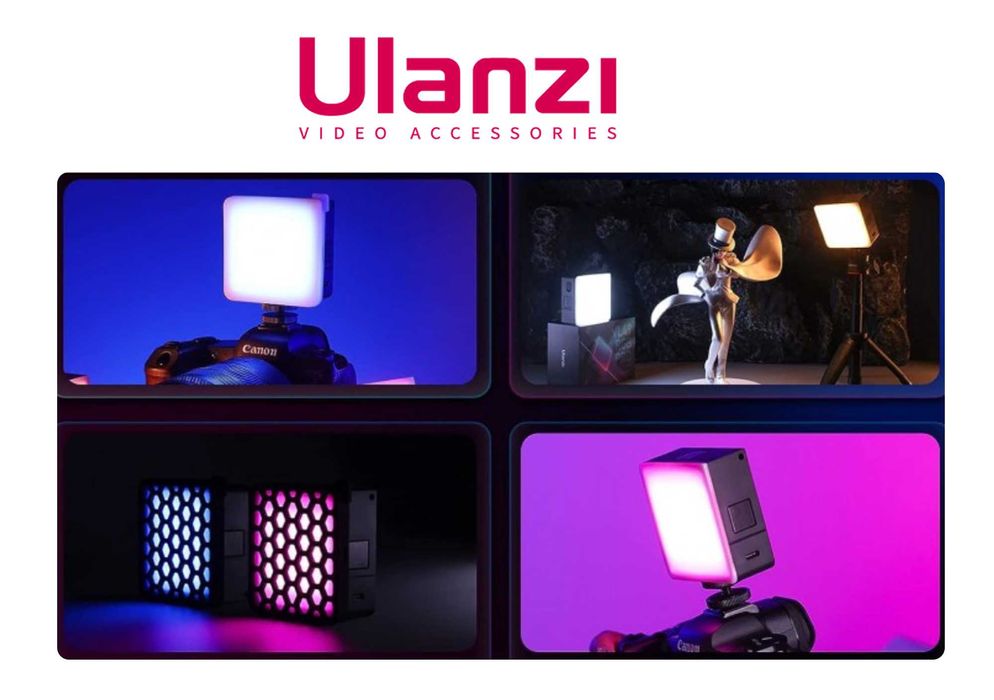 Ulanzi VL49 RGB Pro накамерне світло 60 LED з ефектами та RGB