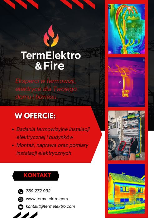 Usługi elektryczne i pomiary, Badanie termowizyjne, doradztwo ppoż