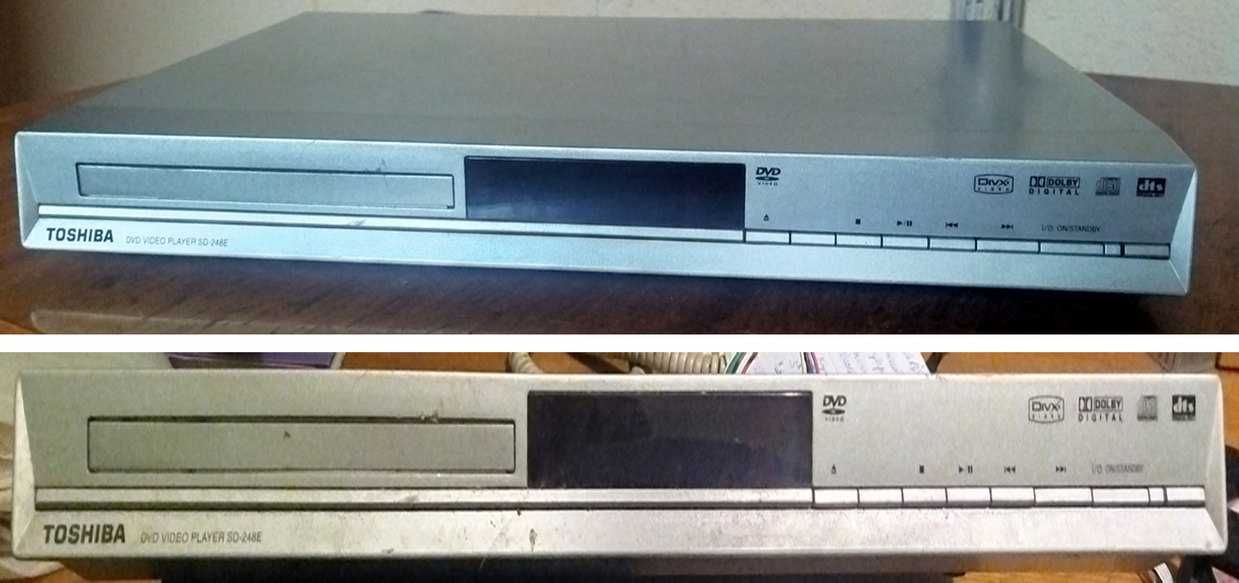 DVD-відеоплеєр Toshiba SD-248E(СD-привід Sony)на деталі