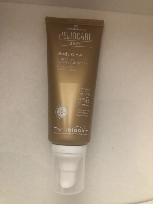 Protetor solar Heliocare Body Glow 50+ Novo/Selado