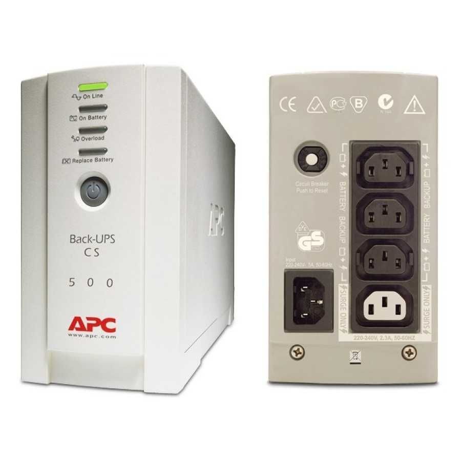 Безперебійник APC Back UPS CS 500, нова АКБ, мережевий фільтр С14.