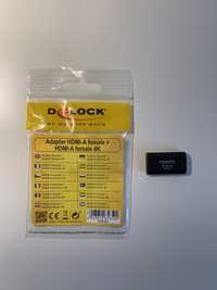 Przedłużacz sygnału HDMI 4K marki Delock żeński-żeński
