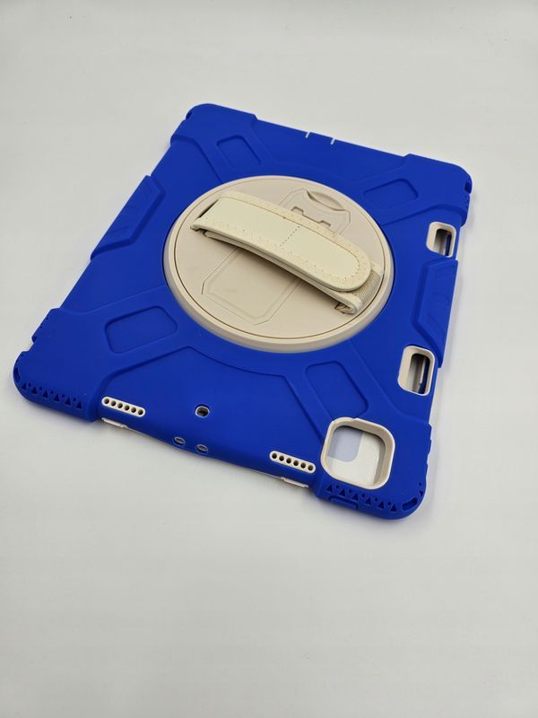 Etui case obudowa do iPad Pro 12.9" 2021/5. gen NIEBIESKO-beżowa z pod