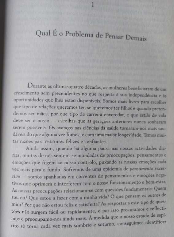 Mulheres que Pensam Demais - Susan Nolen-Hoeksema