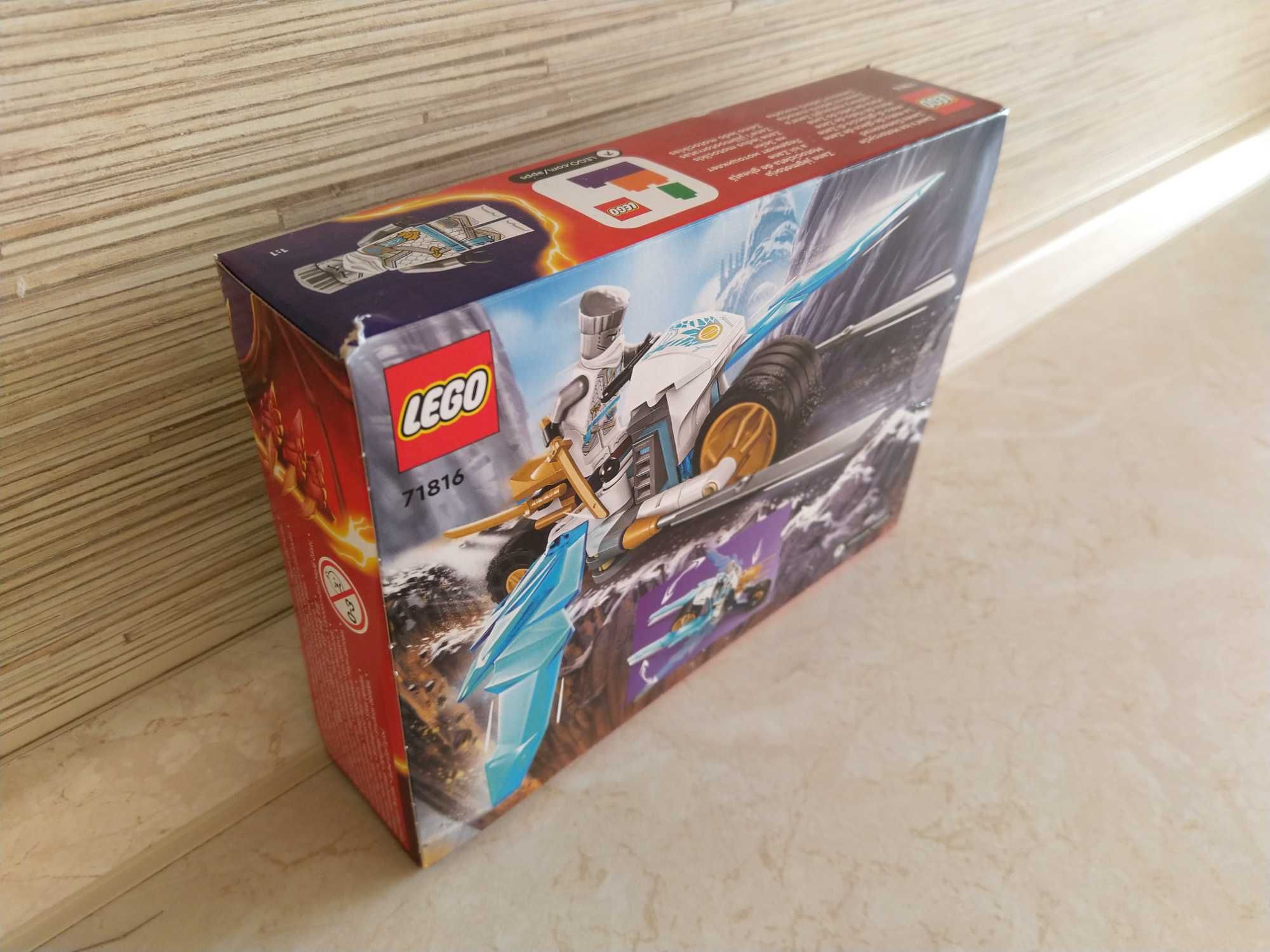 HIT Lego Ninjago lodowy motocykl Zane'a rower 71816 KURIER