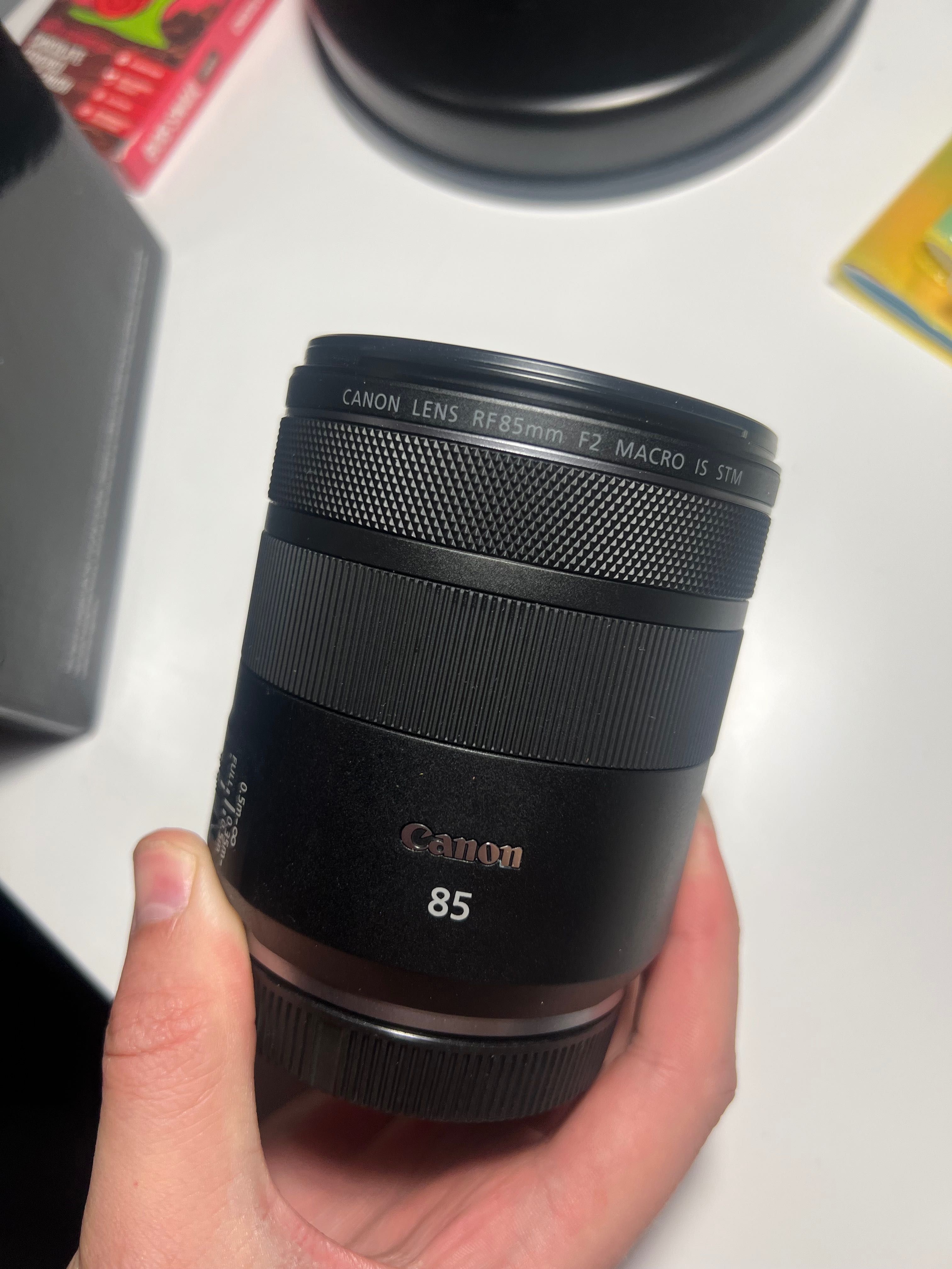 Canon RF 85mm f2 macro is stm