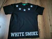 Mass Denim X Weed Time t-shirt męski Czarny L White smoke