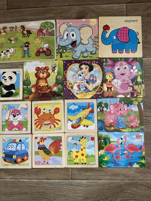 Дитячі пазли 2-3 роки