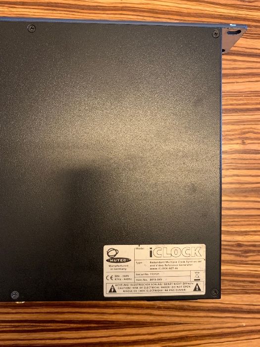 Mutec Iclock.  Sincronizado worldclock
