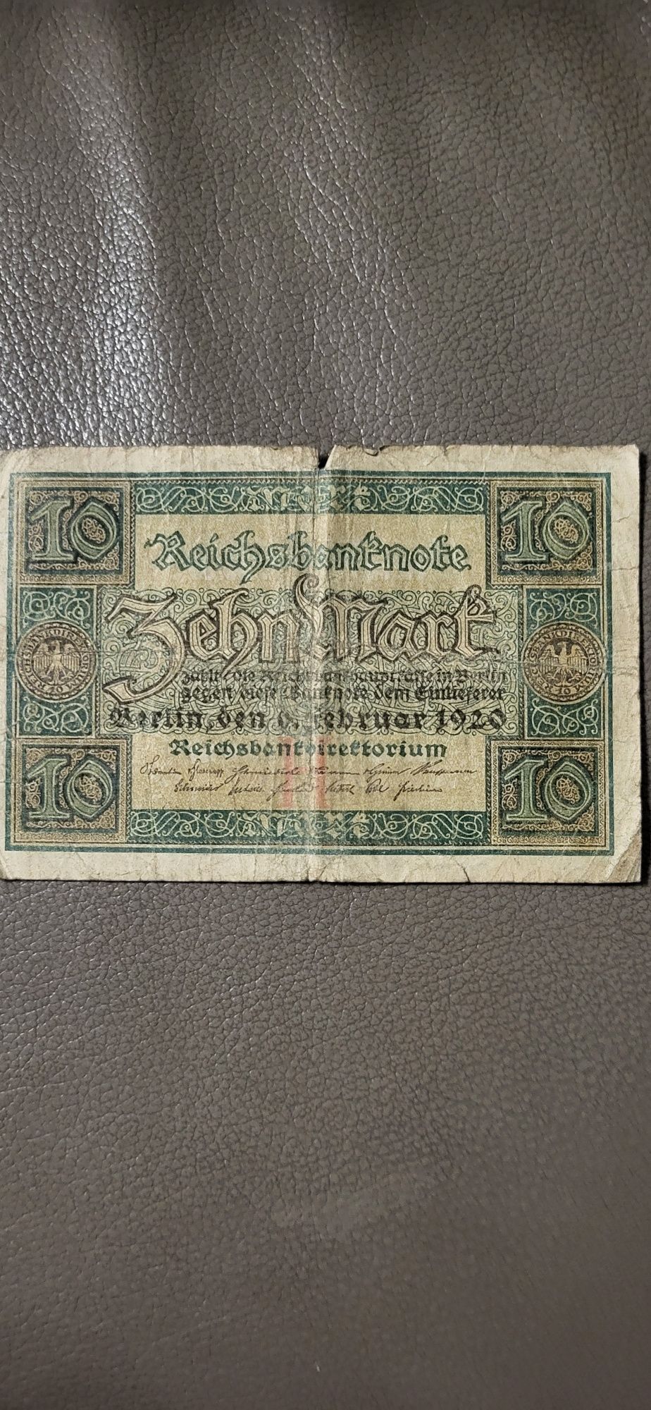 Marka niemiecka, banknot rok 1920
