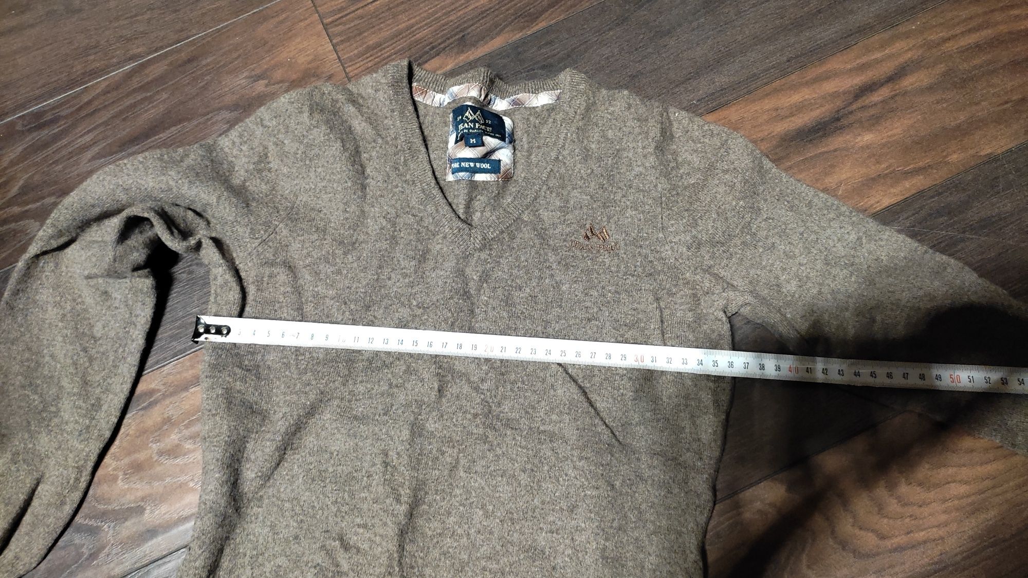 Sweter Jean Paul, 100% wełna, rozm. M, bdb stan, pasuje na S, XS