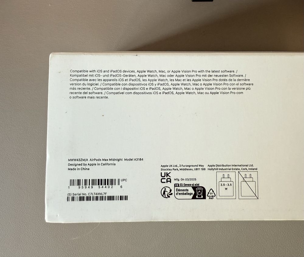 Оригінальні Apple AirPods Max 2 with Smart Case (MWW43ZМ/A)