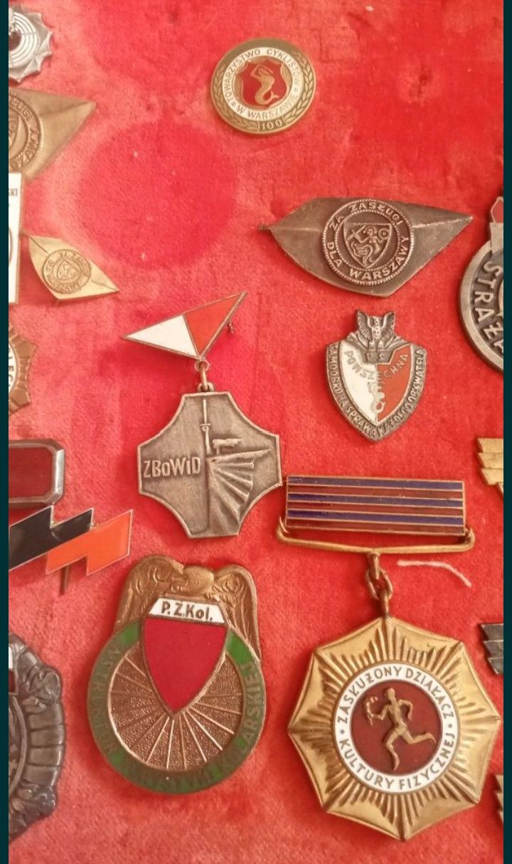 Odznaka wpinka medal Straż Pożarna Syrenka Warszawska Pz Mot Polski Zw