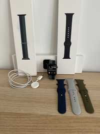 APPLE Watch 6 GPS 44mm czarny + paski