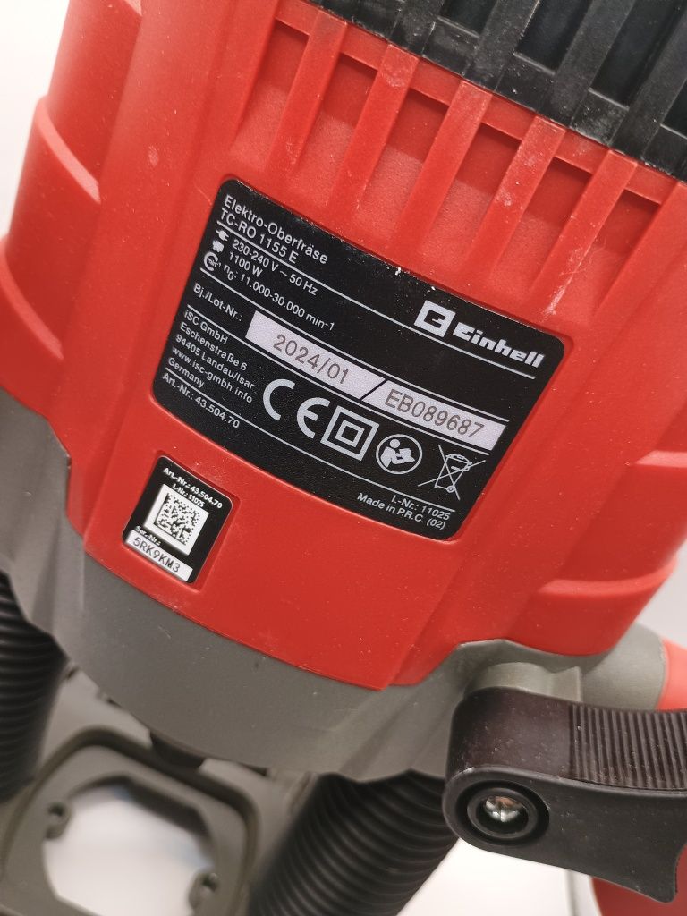 Frezarka Einhell TC-RO 1155 E gornowrzecionowa