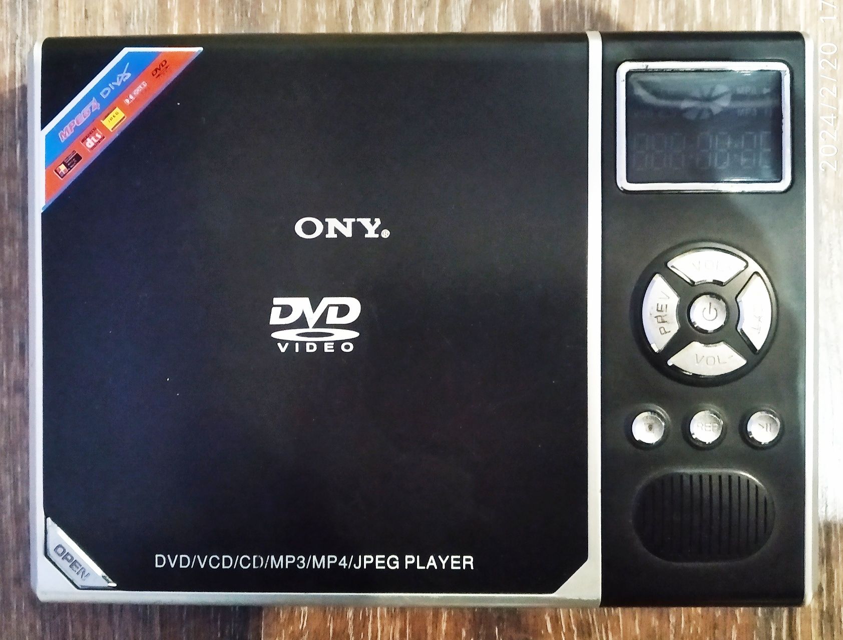 Портативний Відео DVD - Аудіо Mp3 плеєр "Sony"_ USB, VGA, Flash card