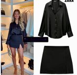 Самі трендові шорти-спідниця Zara sale 24 години