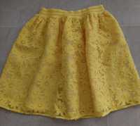 Żółta spódniczka 134cm