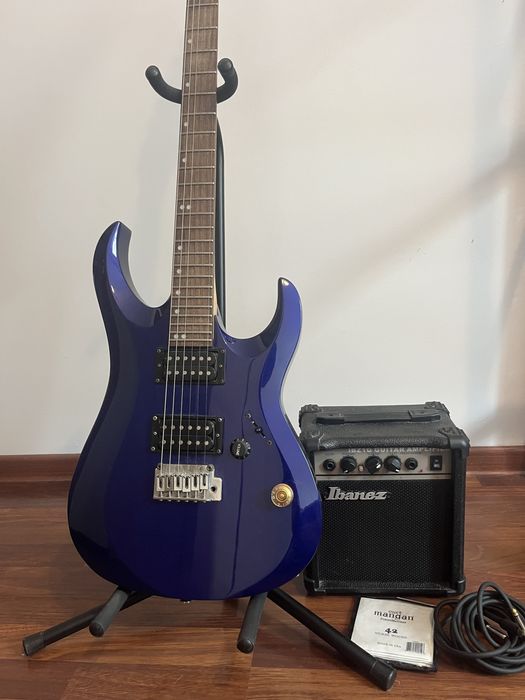 Gitara elektryczna + wzmacniacz (PEŁEN ZESTAW)