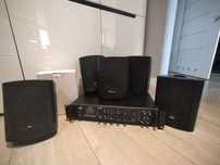 Zestaw 6 głośników Cantaro 501 oraz wzmacniacz RH SOUND ST2250BC